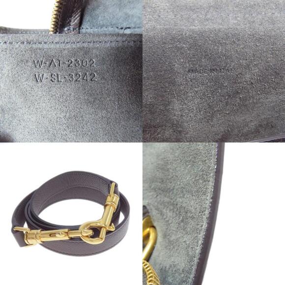 CELINE Gray Leather Bag - Picture 6 of 11